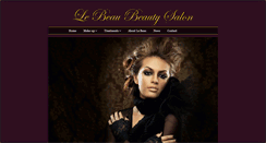 Desktop Screenshot of lebeaubeauty.com